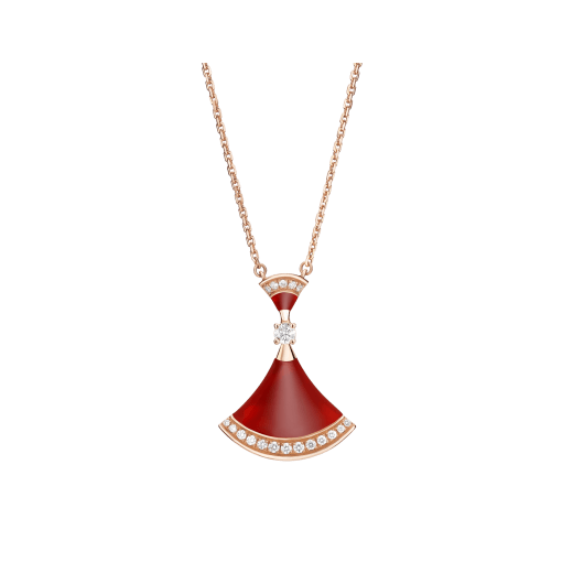 [Glow Muse]DREAM NECKLACE CARNELIAN DIAMOND