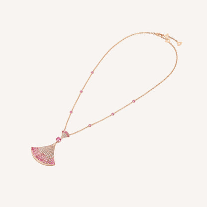 [Glow Muse]DREAM NECKLACK DIAMOND PINK GOLD