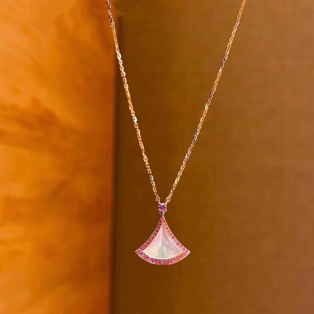 [Glow Muse]DREAM NECKLACE MOP DIAMOND PINK