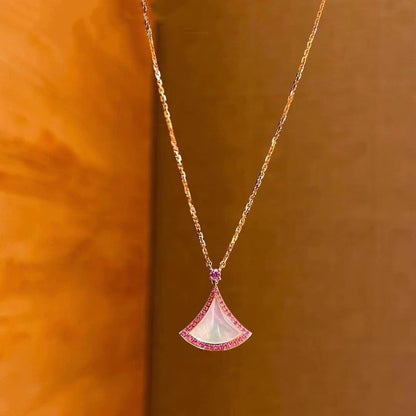 [Glow Muse]DREAM NECKLACE MOP DIAMOND PINK