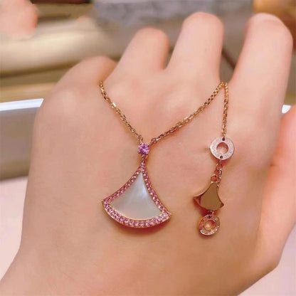 [Glow Muse]DREAM NECKLACE MOP DIAMOND PINK