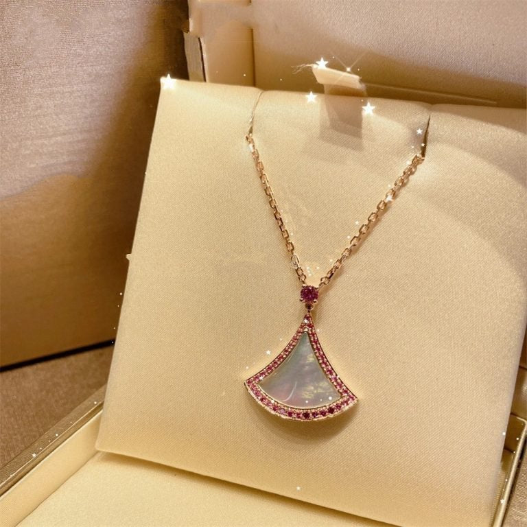 [Glow Muse]DREAM NECKLACE MOP DIAMOND PINK