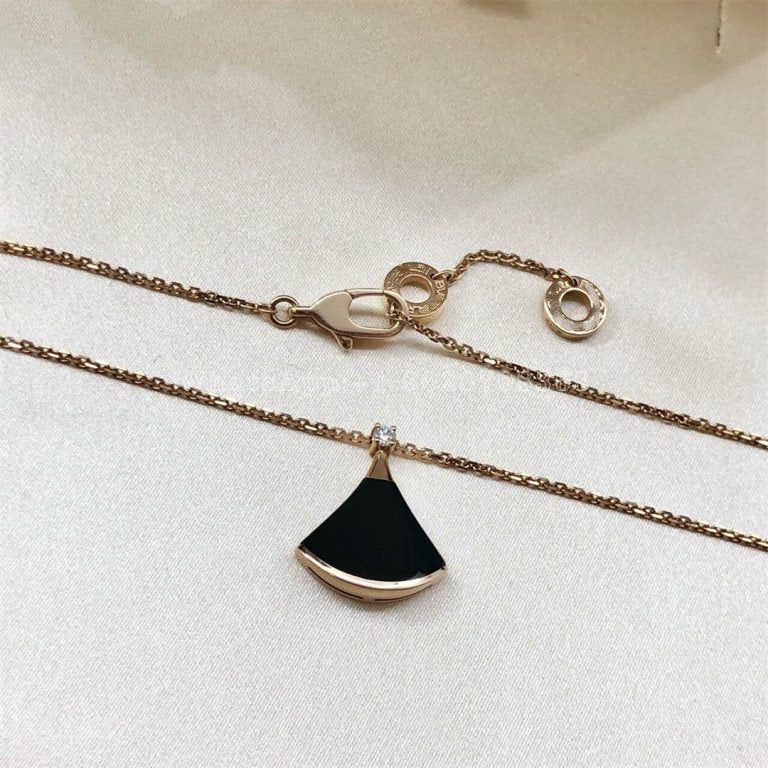 [Glow Muse]DREAM NECKLACE ONYX 1 DIAMOND