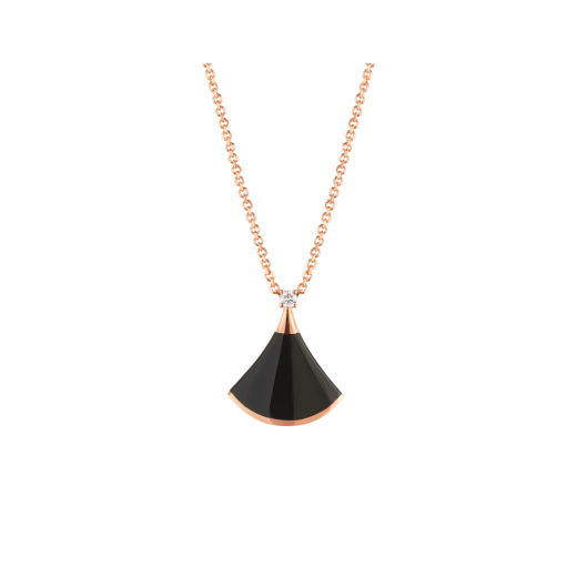 [Glow Muse]DREAM NECKLACE ONYX 1 DIAMOND