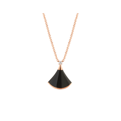 [Glow Muse]DREAM NECKLACE ONYX 1 DIAMOND