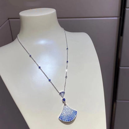 [Glow Muse]DREAM NECKLACE AGATE SILVER DIAMOND