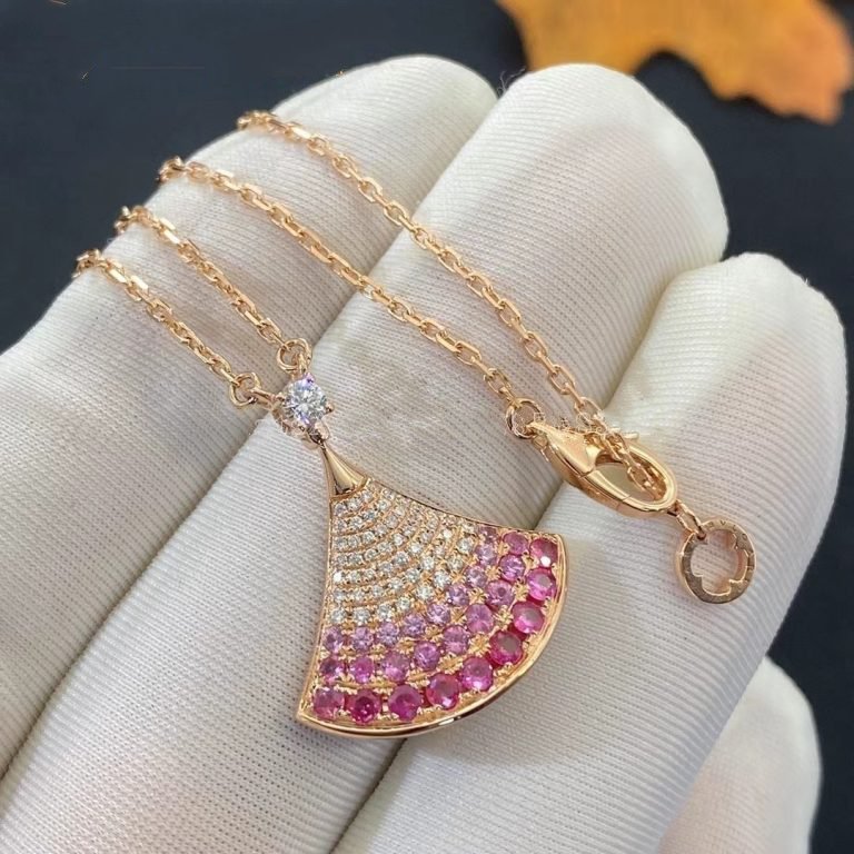 [Glow Muse]DREAM NECKLACE PINK GOLD PINK DIAMOND