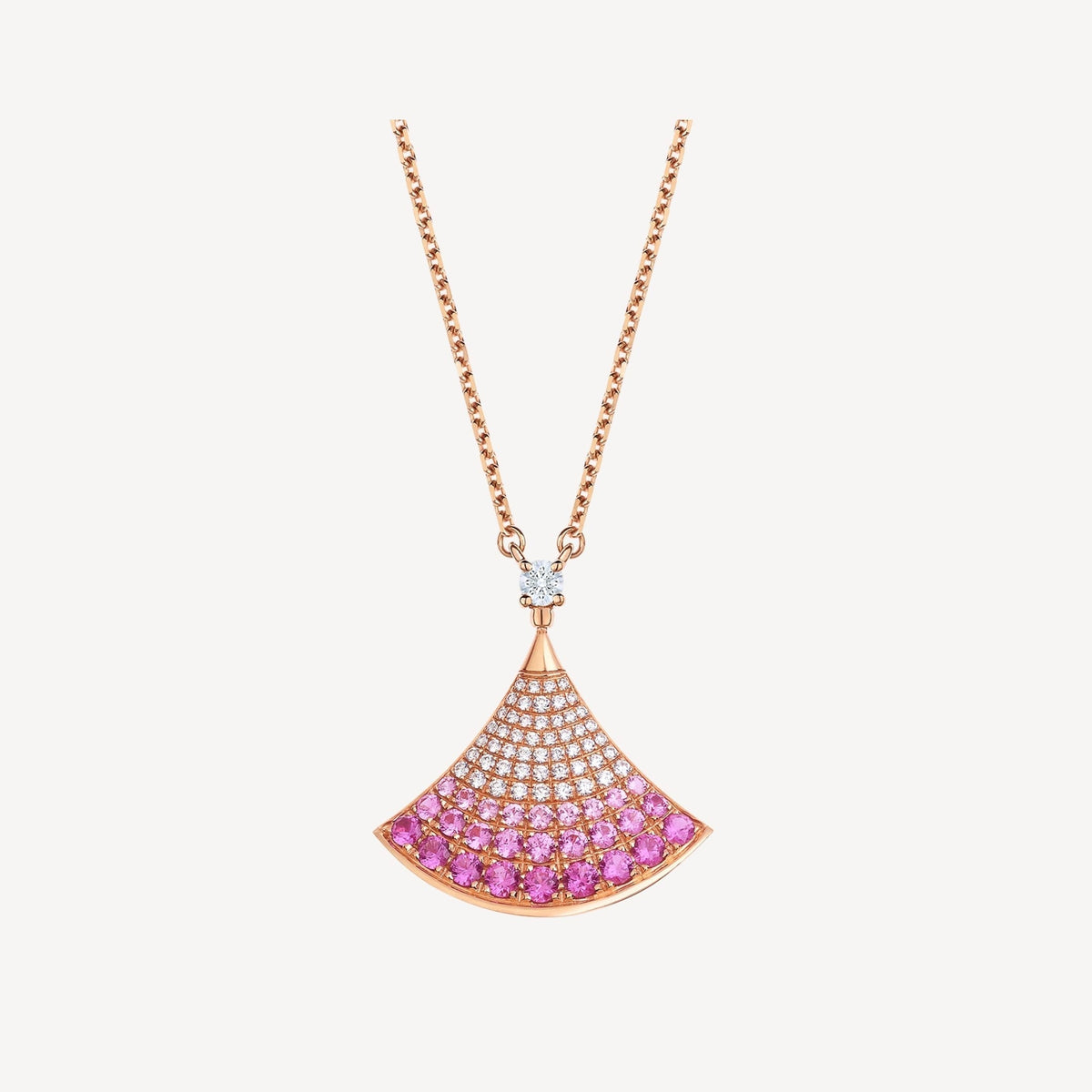 [Glow Muse]DREAM NECKLACE PINK GOLD PINK DIAMOND