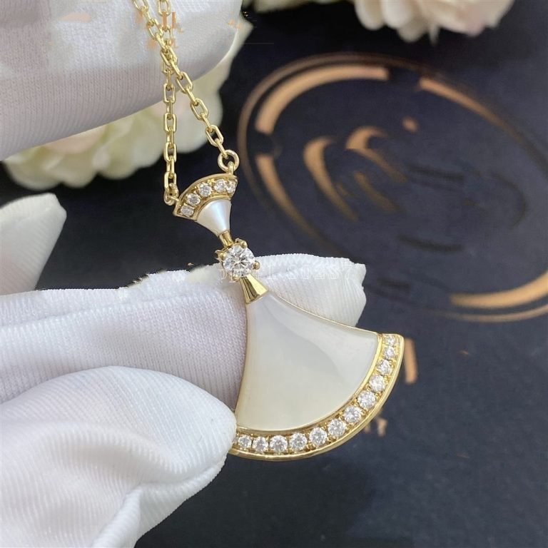 [Glow Muse]DREAM NECKLACE MOP GOLD DIAMOND