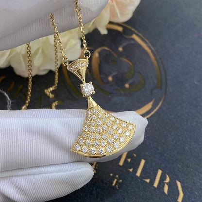 [Glow Muse]DREAM NECKLACE GOLD FULL DIAMOND