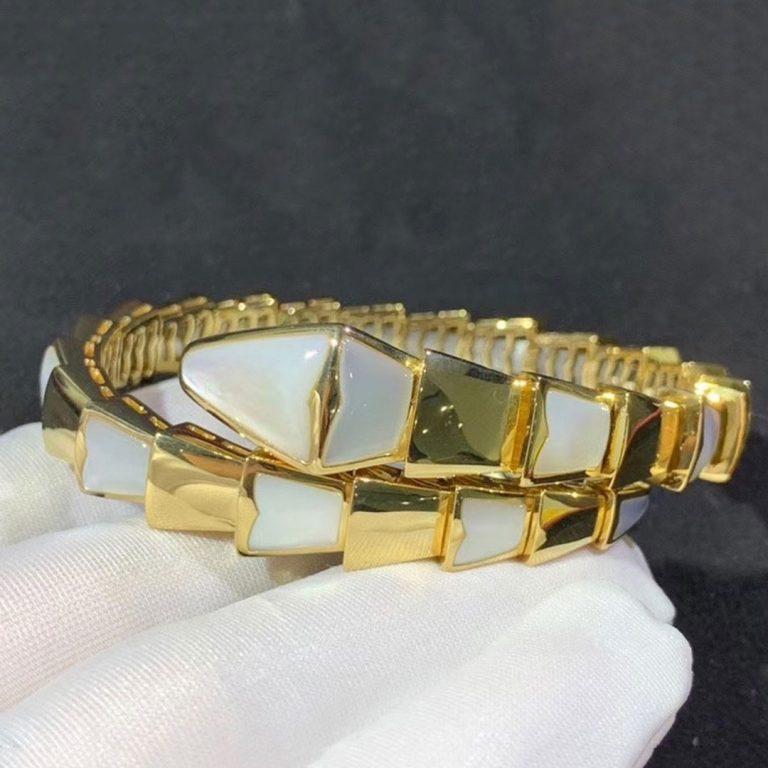 [Glow Muse]SERPENTI BRACELET MOP GOLD