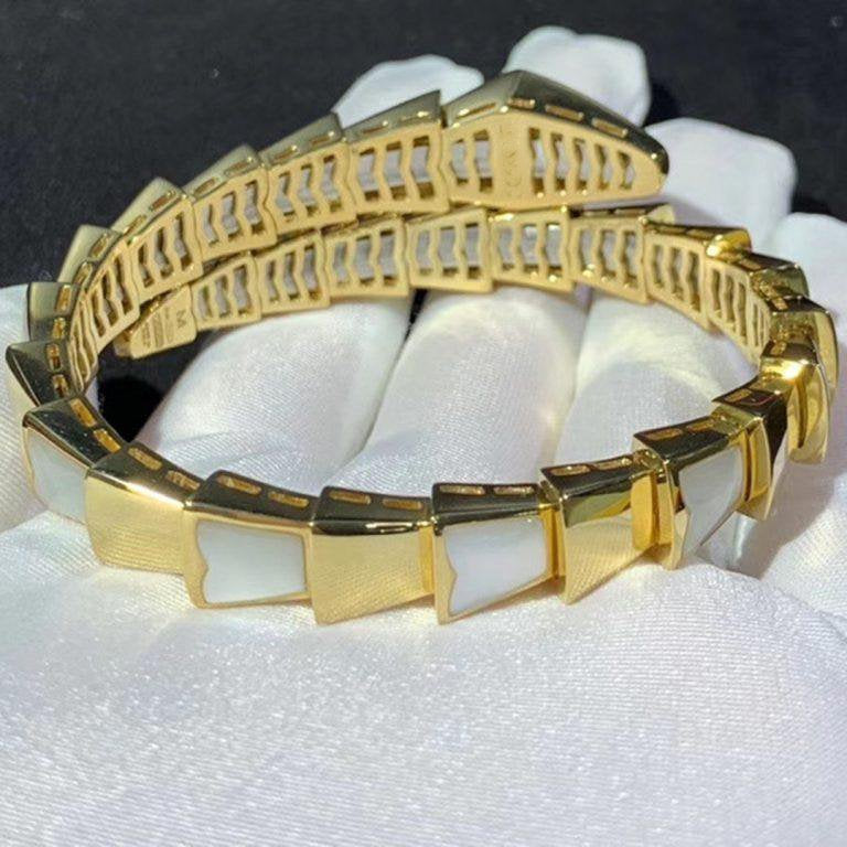 [Glow Muse]SERPENTI BRACELET MOP GOLD