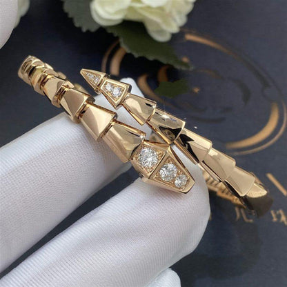 [Glow Muse]SERPENTI BRACELET DIAMONDS PINK GOLD