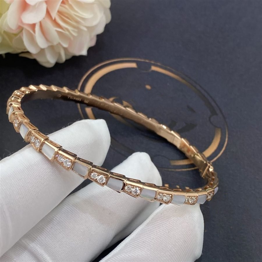 [Glow Muse]SERPENTI BRACELET PINK GOLD MOP DIAMOND