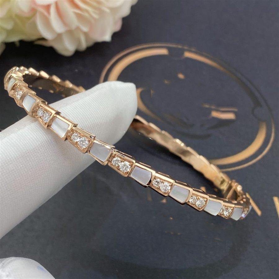 [Glow Muse]SERPENTI BRACELET PINK GOLD MOP DIAMOND
