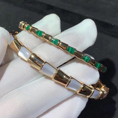 [Glow Muse]SERPENTI BRACELET PINK GOLD MOP