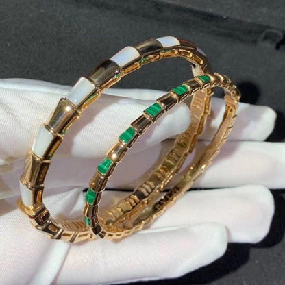 [Glow Muse]SERPENTI BRACELET PINK GOLD MOP