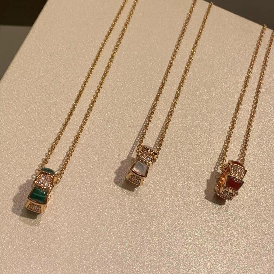 [Glow Muse]SERPENTI PEDANT DIAMOND NECKLACE