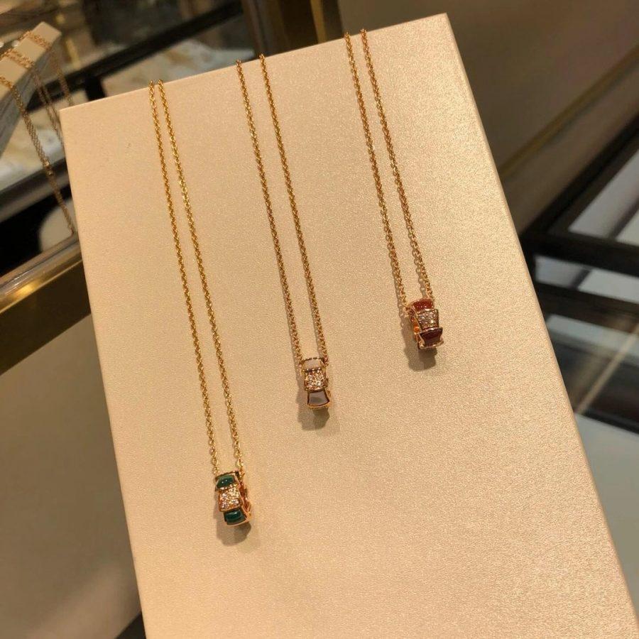 [Glow Muse]SERPENTI PEDANT DIAMOND NECKLACE