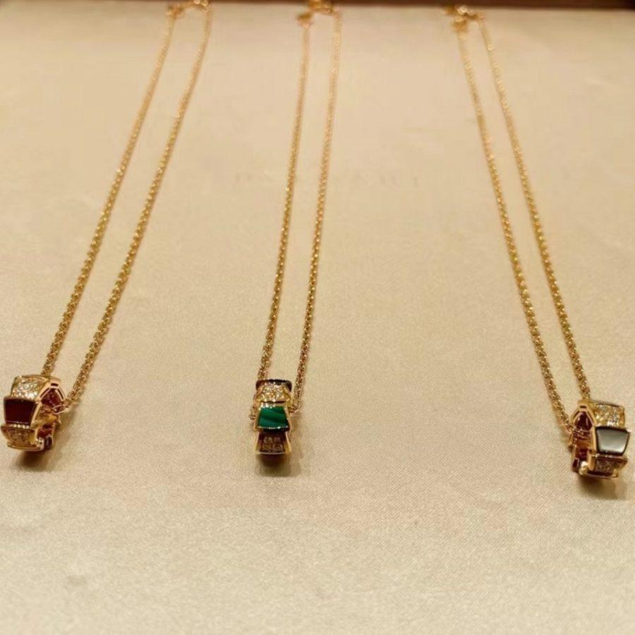 [Glow Muse]SERPENTI PEDANT DIAMOND NECKLACE