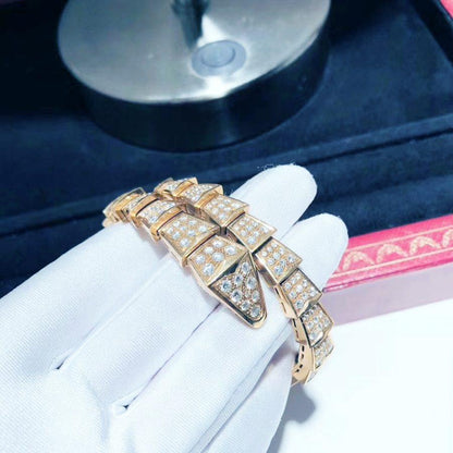 [Glow Muse]SERPENTI BRACELET 8MM PINK GOLD DIAMOND