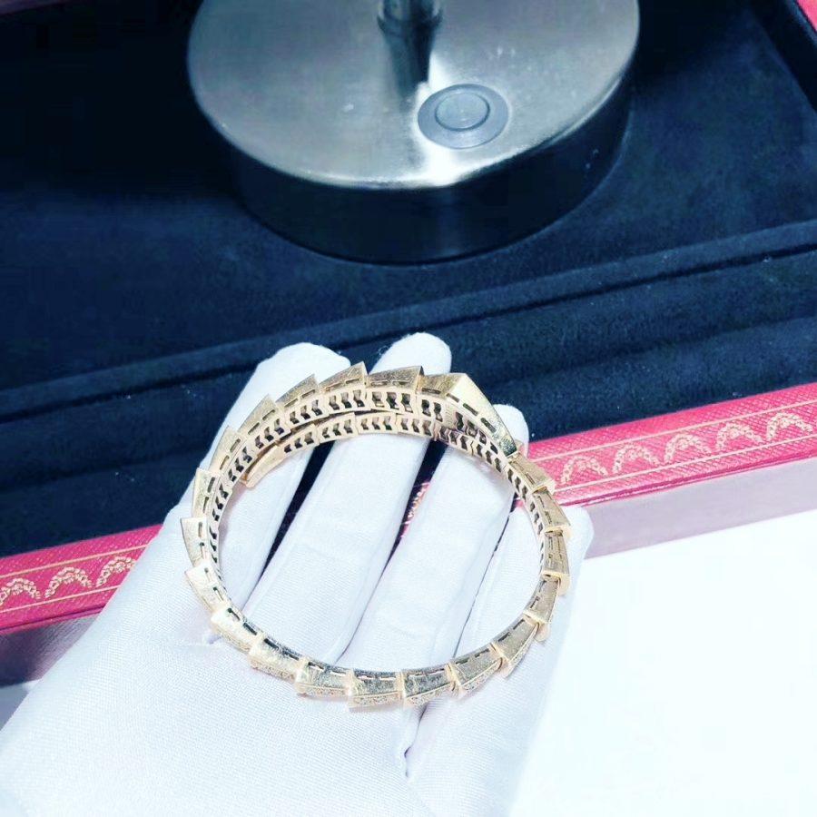 [Glow Muse]SERPENTI BRACELET 8MM PINK GOLD DIAMOND
