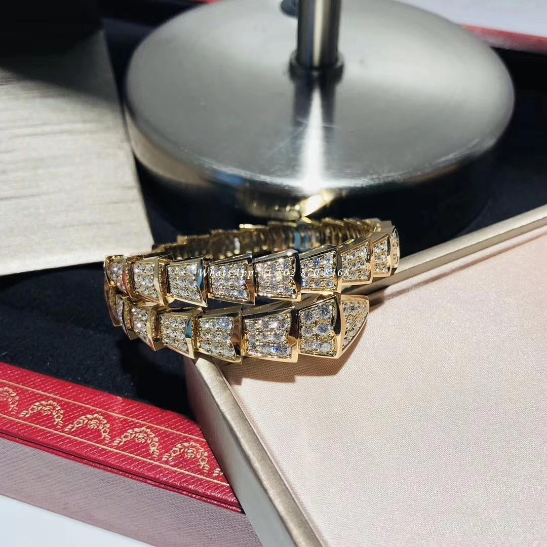 [Glow Muse]SERPENTI BRACELET 8MM GOLD DIAMOND