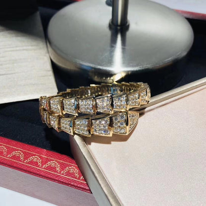 [Glow Muse]SERPENTI BRACELET 8MM GOLD DIAMOND