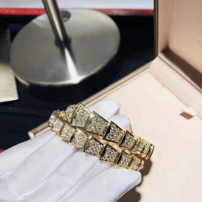 [Glow Muse]SERPENTI BRACELET 8MM GOLD DIAMOND