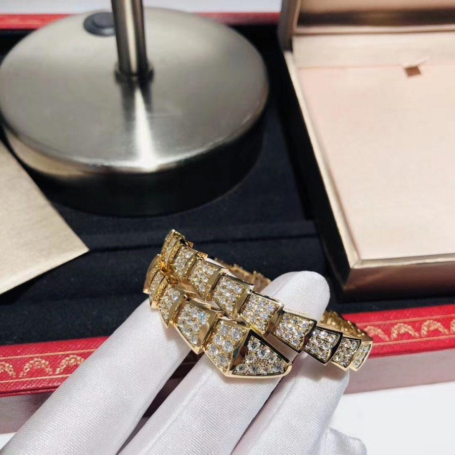 [Glow Muse]SERPENTI BRACELET 8MM GOLD DIAMOND