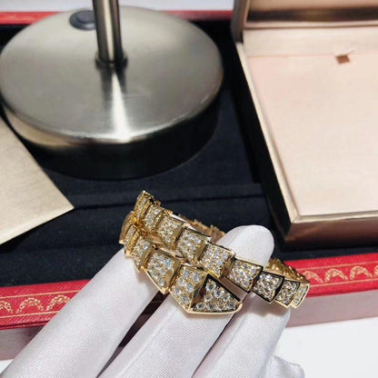 [Glow Muse]SERPENTI BRACELET 8MM GOLD DIAMOND