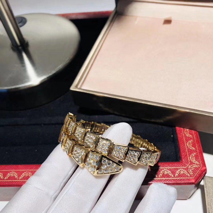 [Glow Muse]SERPENTI BRACELET 8MM GOLD DIAMOND