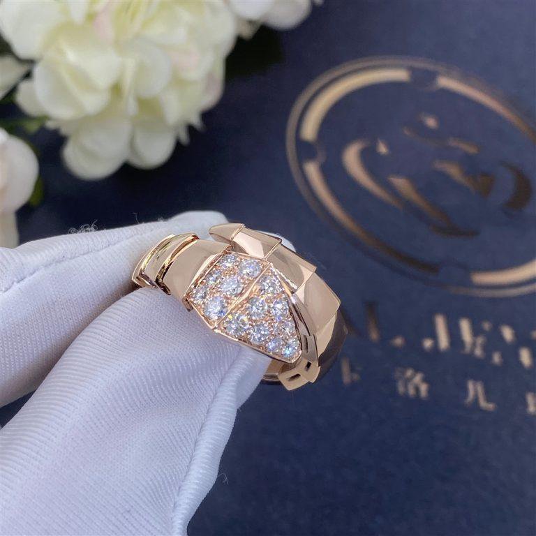 [Glow Muse]SERPENTI RING PINK GOLD DIAMOND