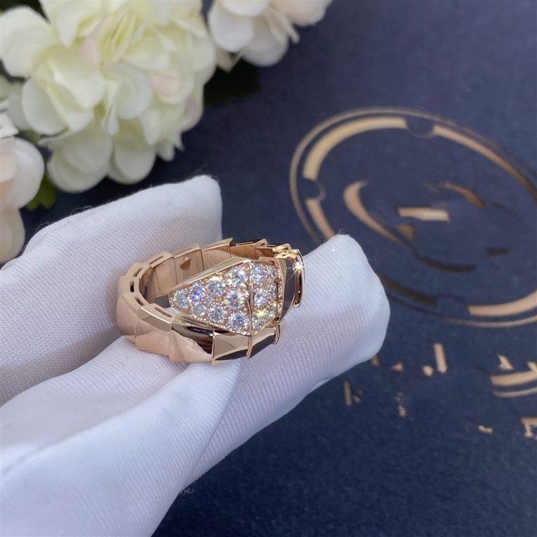 [Glow Muse]SERPENTI RING PINK GOLD DIAMOND