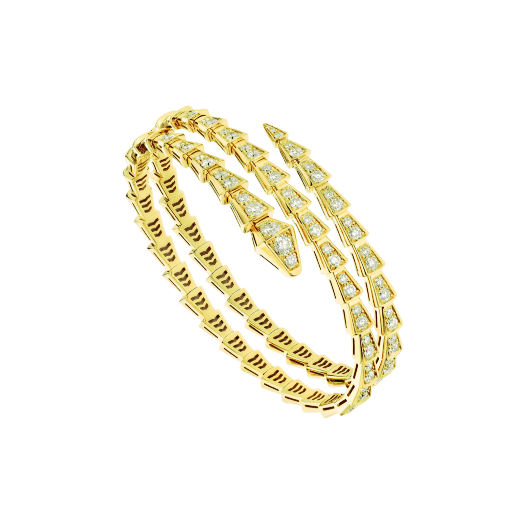 [Glow Muse]SERPENTI BRACELET GOLD DIAMOND DOUBLE ROW