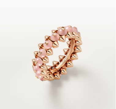 [⭐Glow Muse]CLASH ELEGANT ROSE GOLD RING FEATURING NATURAL AGATE