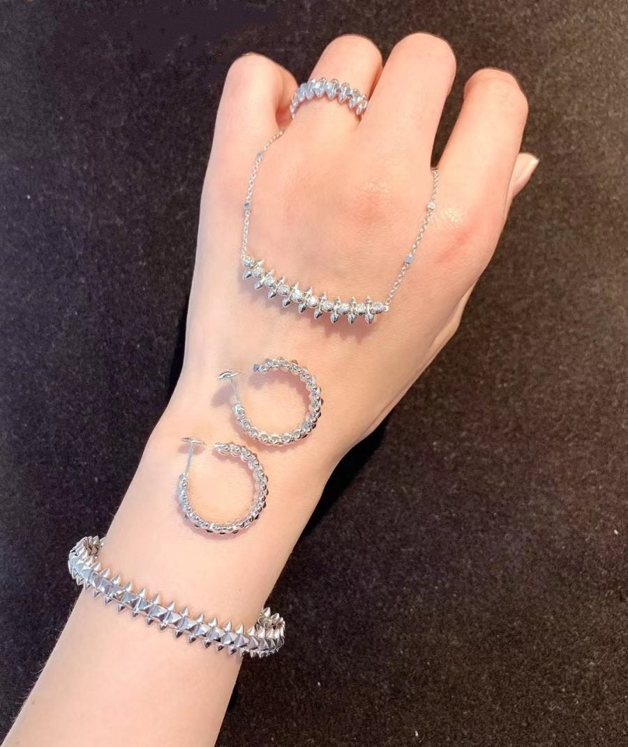 [Glow Muse]CLASH SILVER BRACELET
