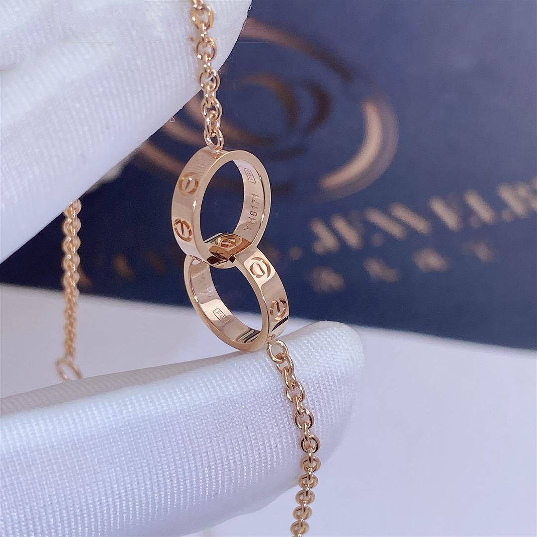 [Glow Muse]LOVE BRACELET DOUBLE RING