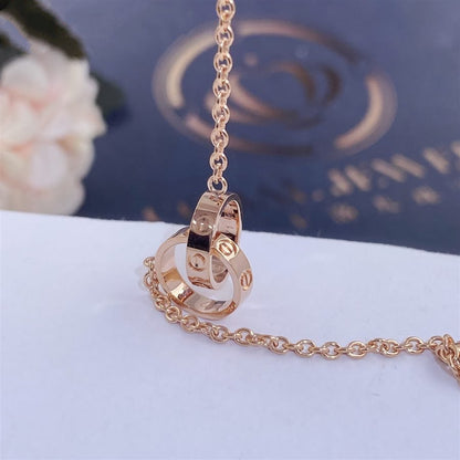 [Glow Muse]LOVE BRACELET DOUBLE RING