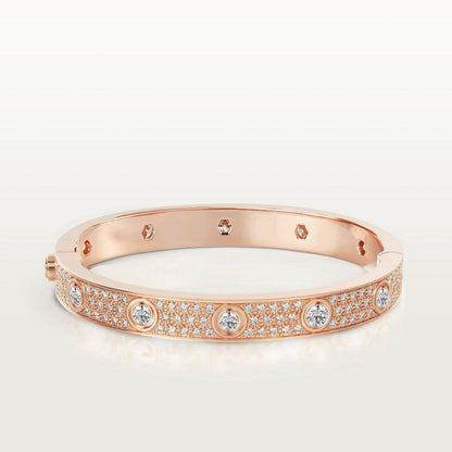 [Glow Muse]LOVE BRACELET 6.1MM DIAMOND-PAVED 10 BIG DIAMONDS