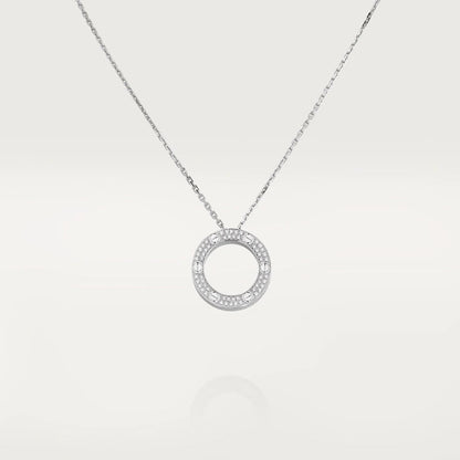 [Glow Muse]LOVE NECKLACE ADJUSTABLE SILVER
