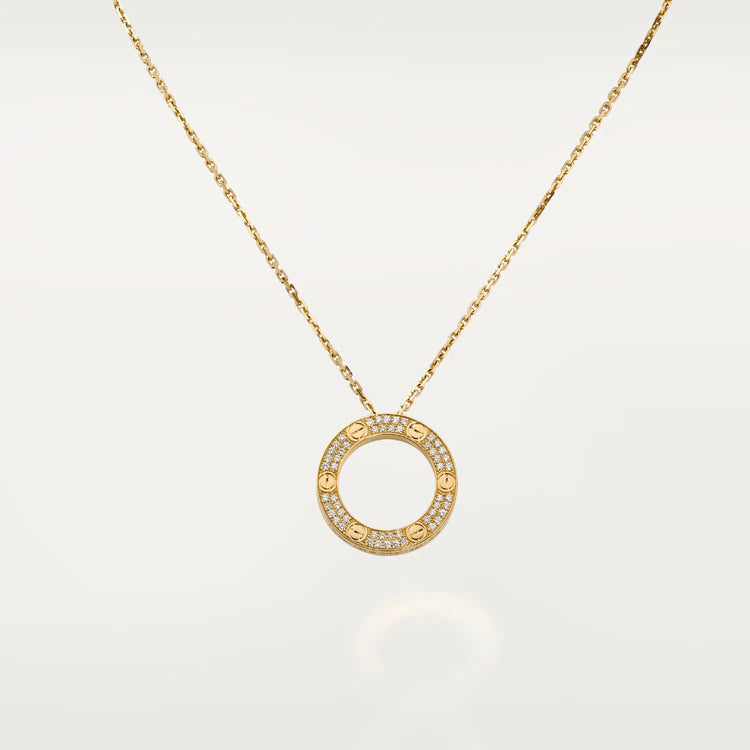 [Glow Muse]LOVE NECKLACE ADJUSTABLE ROSE GOLD