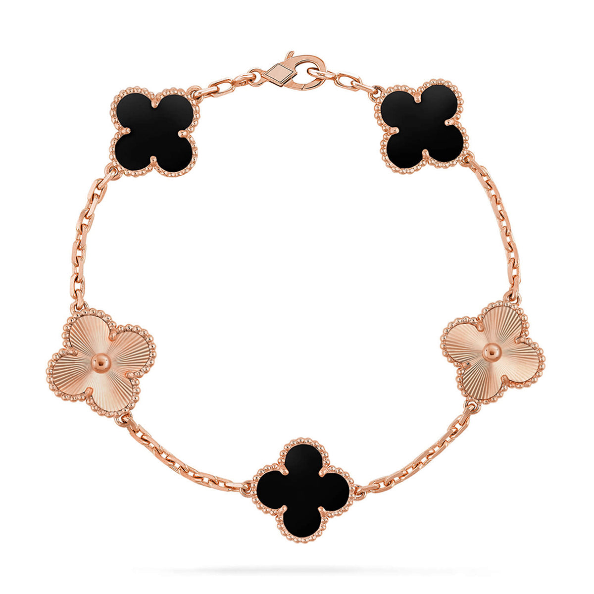 [⭐Glow Muse] CLOVER 5 MOTIF ONYXS BRACELET COLLECTION