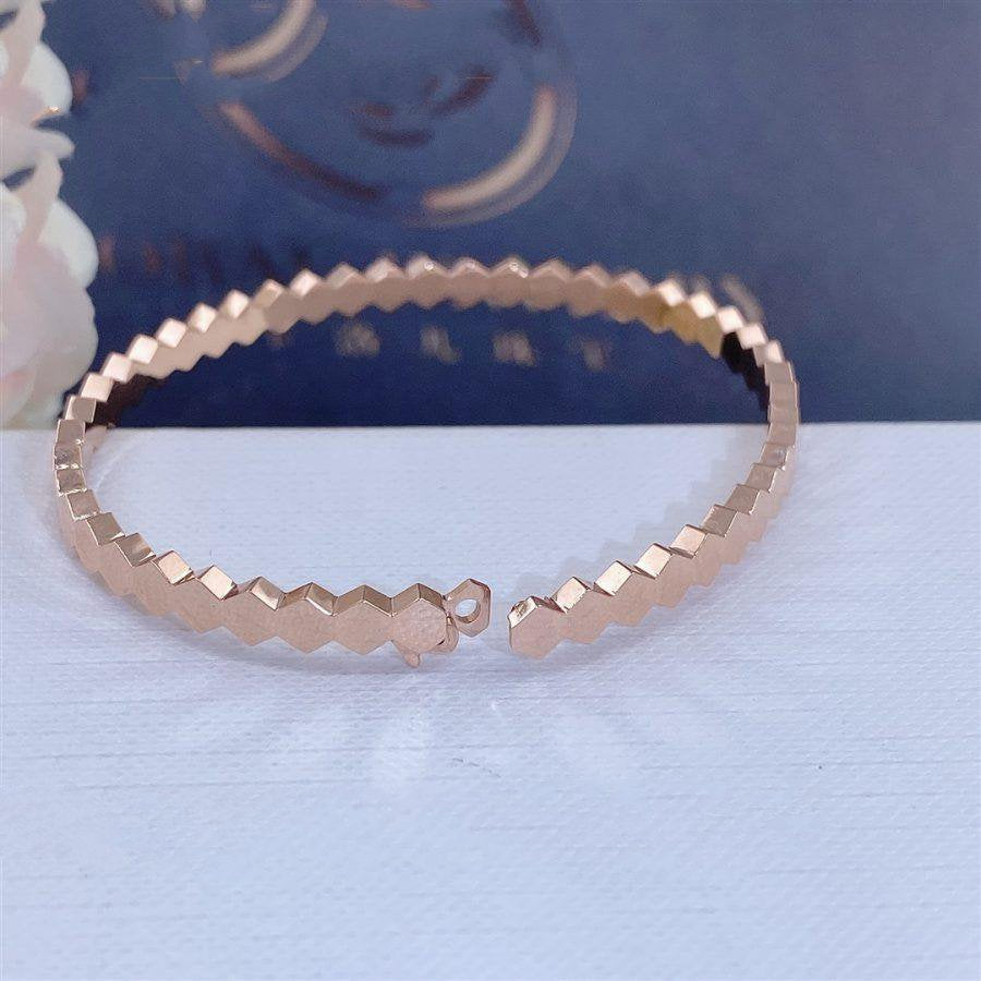 [Glow Muse]BEE LOVE PINK GOLD BRACELET