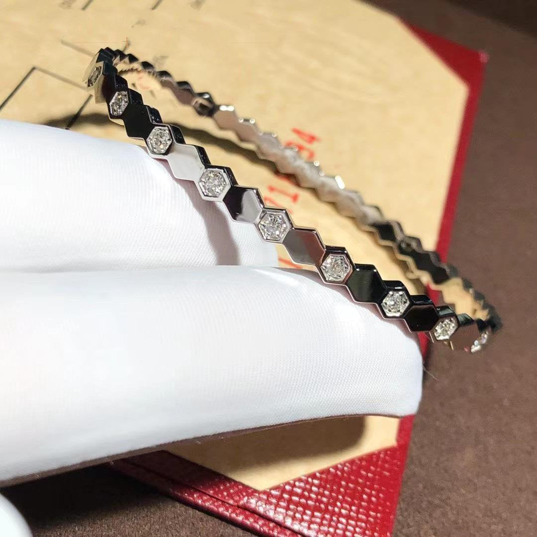 [Glow Muse]BEE LOVE SILVER DIAMOND BRACELET