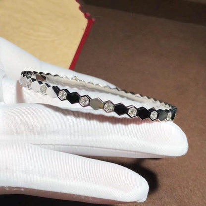 [Glow Muse]BEE LOVE SILVER DIAMOND BRACELET
