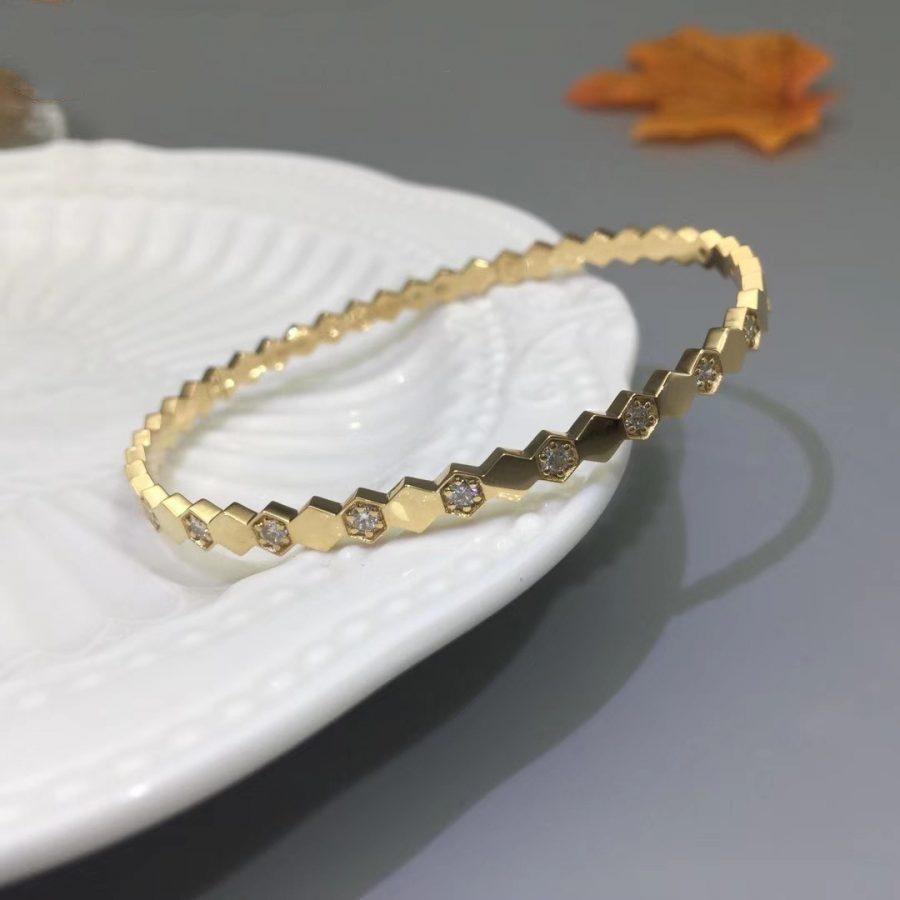 [Glow Muse]BEE LOVE GOLD DIAMOND BRACELET