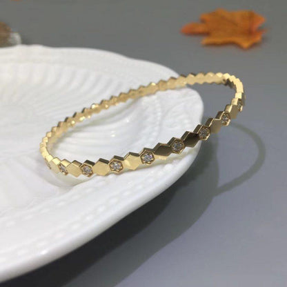 [Glow Muse]BEE LOVE GOLD DIAMOND BRACELET