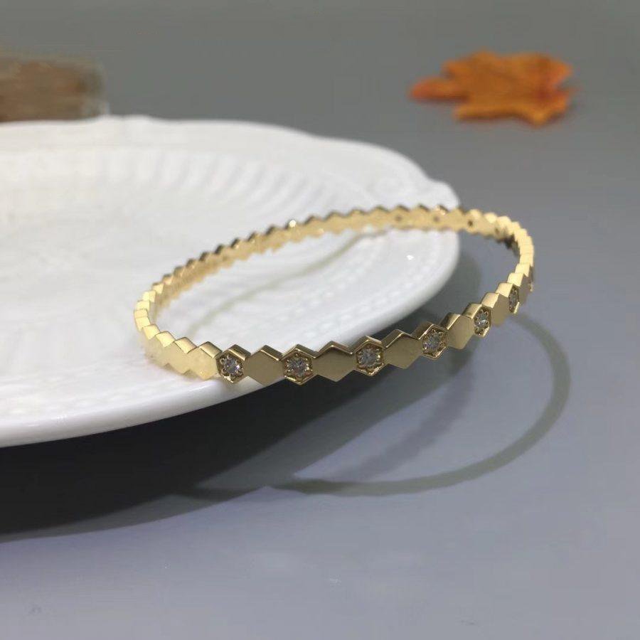 [Glow Muse]BEE LOVE GOLD DIAMOND BRACELET