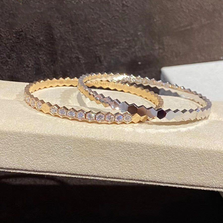 [Glow Muse]BEE LOVE GOLD BRACELET FULL DIAMOND